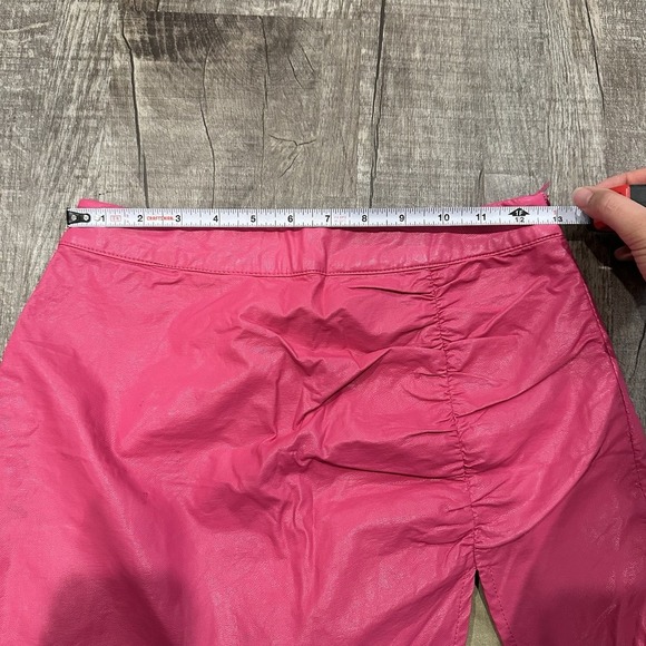 Victoria & Sofia Pink Faux Leather‎ Skort Women's Size Small - Picture 2 of 14